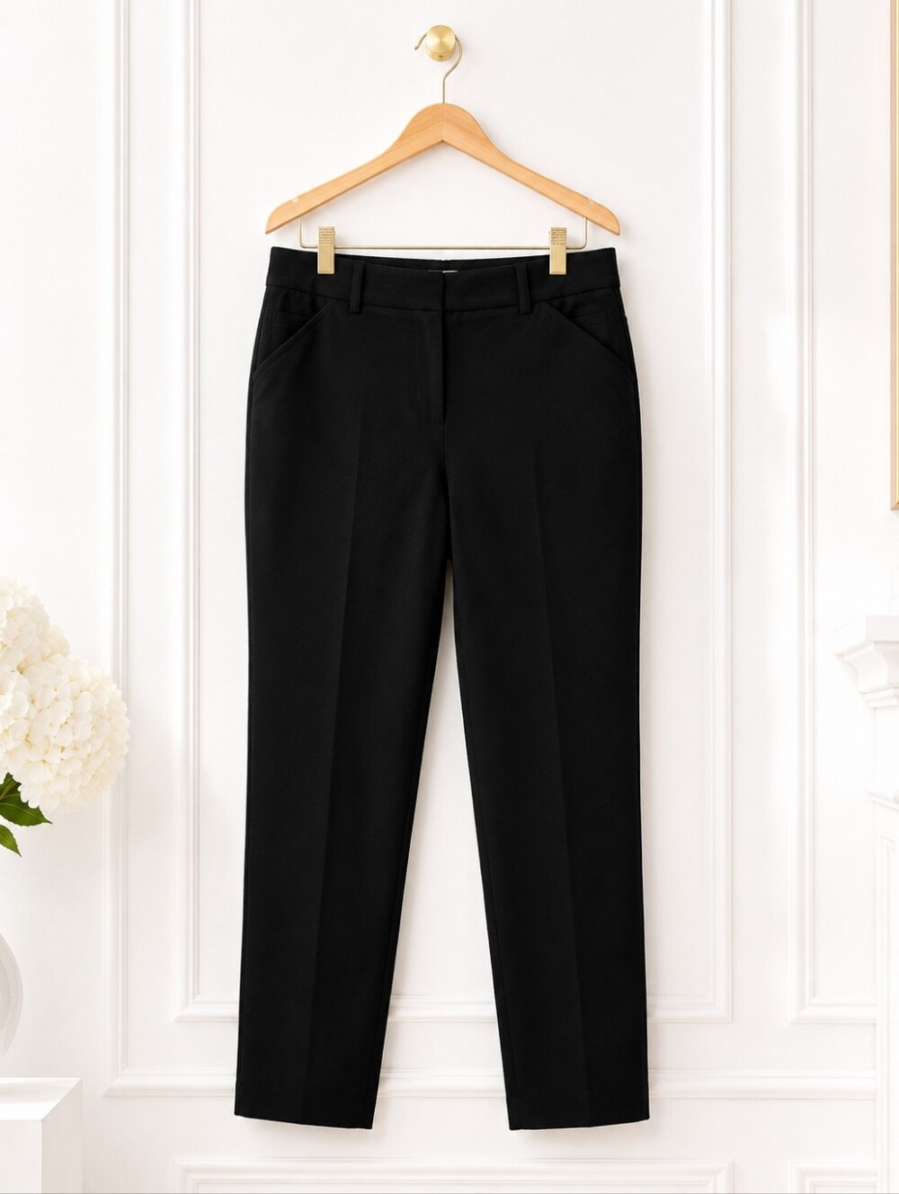 NWT Hilary Radley Pull On Black Ankle Pants Faux Fly XXL - Picture 6 of 11